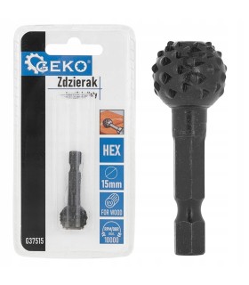 Zdzierak – tarnik kulisty do drewna 15mm HEX (50/250)