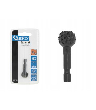 Zdzierak – tarnik kulisty do drewna 15mm HEX (50/250)