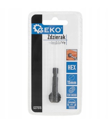 Zdzierak – tarnik kulisty do drewna 15mm HEX (50/250)