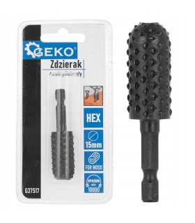 Zdzierak – tarnik półokrągły do drewna 15mm HEX (50/250)