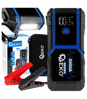 Urządzenie rozruchowe – JUMP STARTER 20000mAh 1000A LED QC3.0 12V (12)