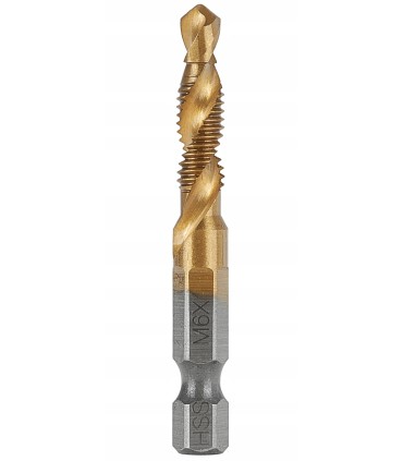 Wiertło gwintujące HSS M6 x 1,0mm HEX (50/250)