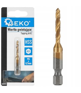 Wiertło gwintujące HSS M4 x 0,7mm HEX (50/250)