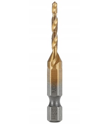 Wiertło gwintujące HSS M3 x 0,5mm HEX (50/250)