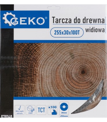 Tarcza do drewna 255x30x100T(otwory) (25)
