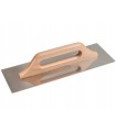 Paca nierdzewna uchwyt drewniany 480 mm   gładka