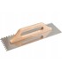 Paca nierdzewna uchwyt drewniany 380 mm  6x6