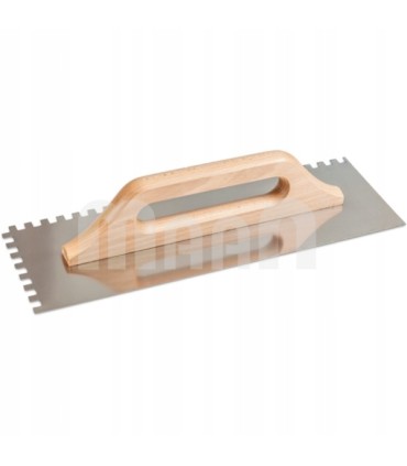 Paca nierdzewna uchwyt drewniany 380 mm 10x10