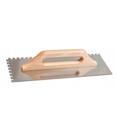 Paca nierdzewna uchwyt drewniany 380 mm 10x10