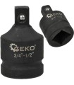 Redukcja udarowa 3/4"-1/2"czarna