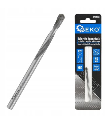 Wiertło do metalu z płytką z węglika spiekanego -4x65 mm (400)