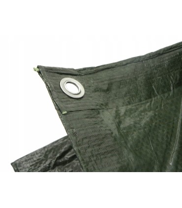 Plandeka 6x8m gruba/zielona