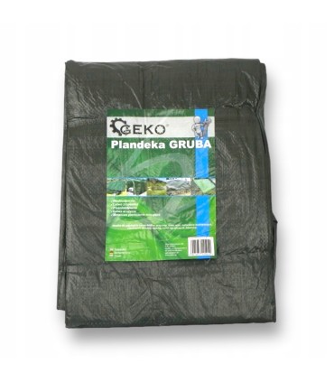Plandeka 6x8m gruba/zielona