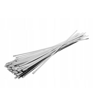 Opaski zaciskowe ze stali nierdzewnej 7.9x350mm 100szt. (25)