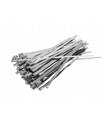 Opaski zaciskowe ze stali nierdzewnej 4.6x200mm 100szt. (50)