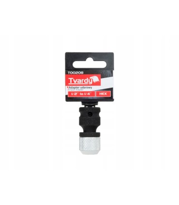 Adapter udarowy 1/2" na 1/4" HEX TVARDY (200)