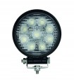 LAMPA ROBOCZA BOSMA 9 LED 27W 1600 LM 12V 24V OKRĄGŁA SKUPIAJĄCA IP68 30°