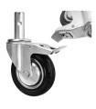 KOŁO DO RUSZTOWAŃ Z HAMULCEM 160mm 125kg