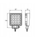 LAMPA ROBOCZA BOSMA 16XLED 12/24V 32W 1900Lm PRO.ROZ. 7671
