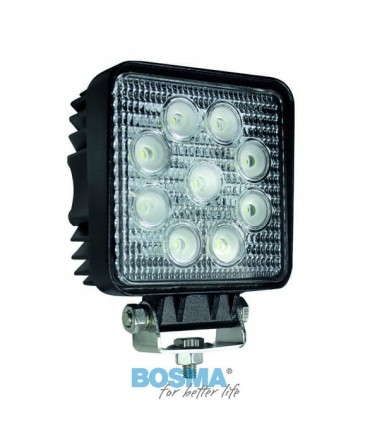 LAMPA ROBOCZA BOSMA 9XLED 12/24V 27W 1600Lm PRO.ROZ. 6100