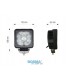 LAMPA ROBOCZA BOSMA 9XLED 12/24V 27W 1600Lm PRO.ROZ. 6100