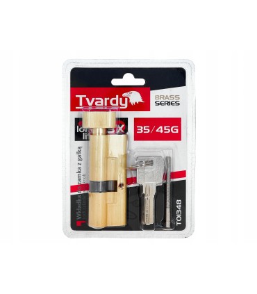 Wkładka do zamka z gałką 35/45g (kolor mosiądz) (100)