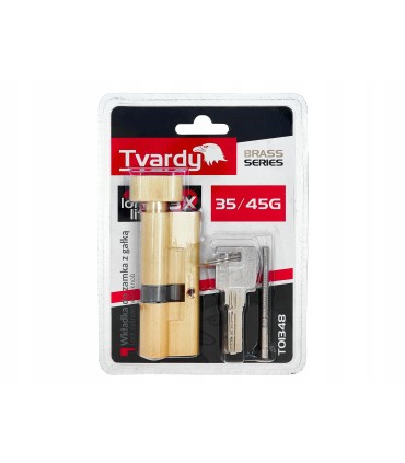 Wkładka do zamka z gałką 35/45g (kolor mosiądz) (100)