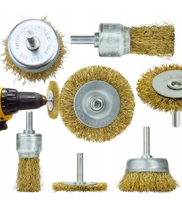 Zestaw drucianych szczotek 3