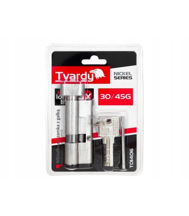 Wkładka do zamka z gałką 30/45g (kolor nikiel) (100)