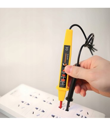 PRÓBNIK NAPIĘCIA PRĄDU TESTER 3W1 ZMIENNE STAŁE AC/DC ŁATWY W OBSŁUDZE