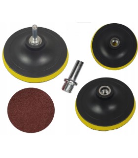 DYSK POLERSKI RZEP 125MM M14 NA WIERTARKĘ DO STALI KWASOODPORNYCH ALUMINIUM