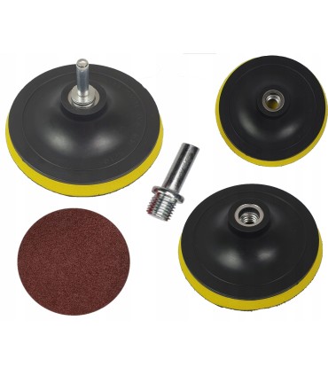 DYSK POLERSKI RZEP 125MM M14 NA WIERTARKĘ DO STALI KWASOODPORNYCH ALUMINIUM