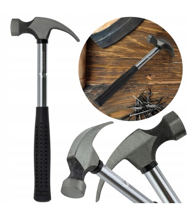 MŁOTEK SZEWSKI 25CM MŁOT STOLARSKI METALOWA RĄCZKA STALOWY Z ZĘBAMI