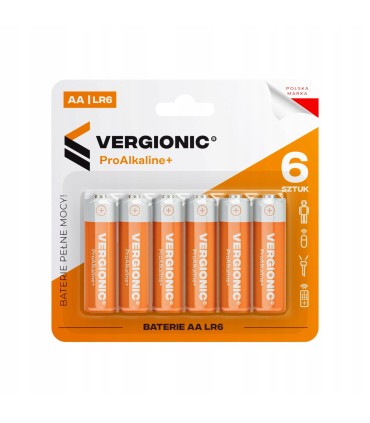 BATERIE ALKALICZNE 6SZT AA R6 6X PALUSZKI MOCNE 1,5V DŁUGA ŻYWOTNOŚĆ