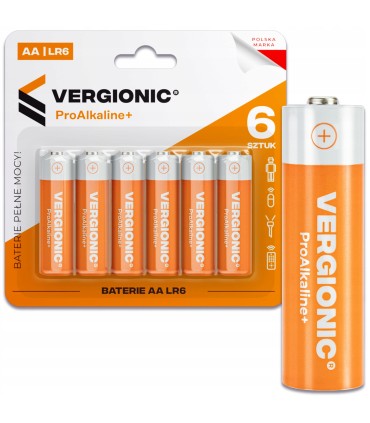 BATERIE ALKALICZNE 6SZT AA R6 6X PALUSZKI MOCNE 1,5V DŁUGA ŻYWOTNOŚĆ