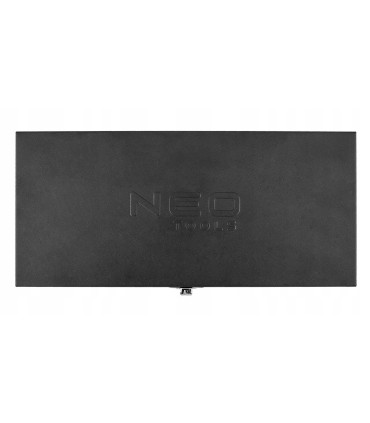 KLUCZE NASADOWE 1/4'' ZESTAW 63SZT NEO GRZECHOTKA PROFESJONALNE STAL CrV