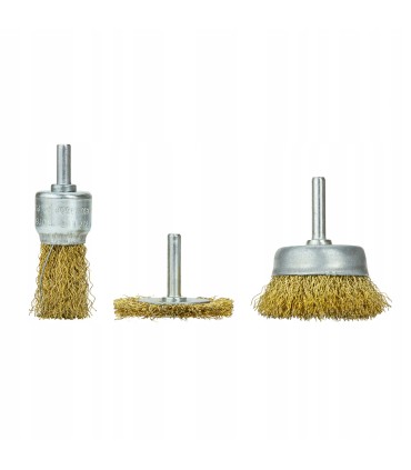 Zestaw drucianych szczotek 3