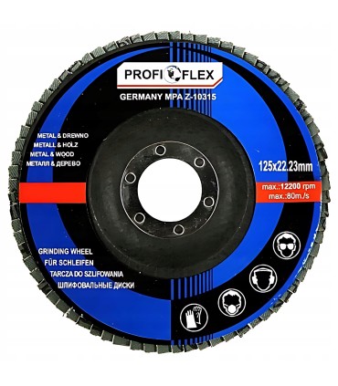 Tarcza Lamelkowa Listkowa Do Szlifowania 125 P40 Metal Drewno Efektywność