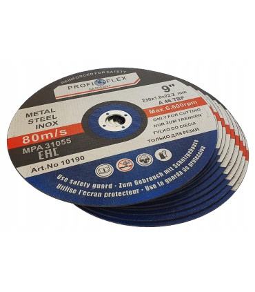 TARCZA DO METALU PROFI 230MMx1.8MM 22,23MM 6000 OBR/MIN TRWAŁA NIEZAWODNA