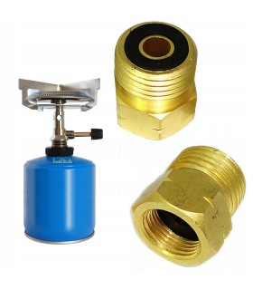 Adapter Przejście Na Butlę Gazową Mosiądz Do Butli Turystycznej 3/8"