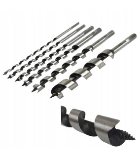 WIERTŁO WIERTŁA DO DREWNA ZESTAW 6-25 MM 230 MM 6 SZTUK STAL HARTOWANA