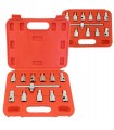 KLUCZE DO KORKÓW OLEJU NASADKI 12 ELEMENTÓW ZESTAW WALIZKA UNIWERSALNY