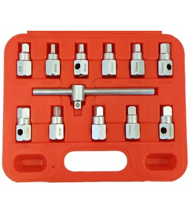 KLUCZE DO KORKÓW OLEJU NASADKI 12 ELEMENTÓW ZESTAW WALIZKA UNIWERSALNY