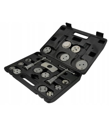 ZESTAW DO COFANIA WYCISKANIA TŁOCZKÓW HAMULCOWYCH 18 ELEMENTÓW WALIZKA