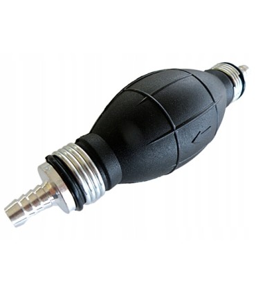 POMPKA SSĄCA RĘCZNA PALIWO OLEJ WODA 8MM ZAWOREK ZWROTNY GUMA ALUMINIUM