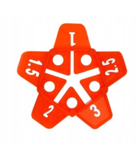 GWIAZDKI KRZYŻYKI DYSTANCE DO UKŁADANIA PŁYTEK 50 EL. WIELOKROTNEGO UŻYTKU