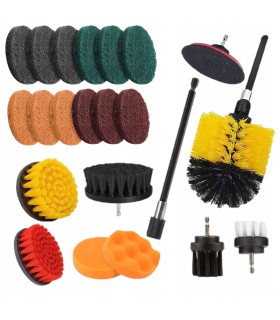ZESTAW SZCZOTEK DO CZYSZCZENIA 22 ELEMENTY