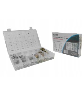 NITONAKRĘTKI M3-M10 ALUMINIOWE + STALOWE 300 SZTUK KOŁNIERZ WALCOWY