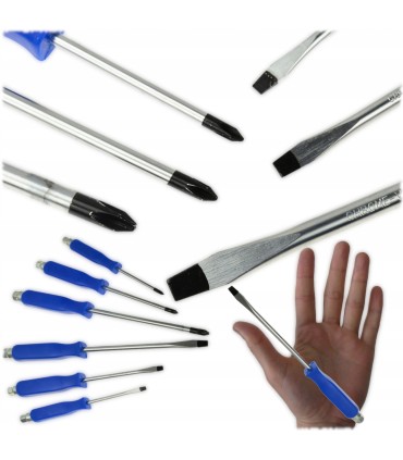 Wkrętaki ślusarskie 6el. CRV