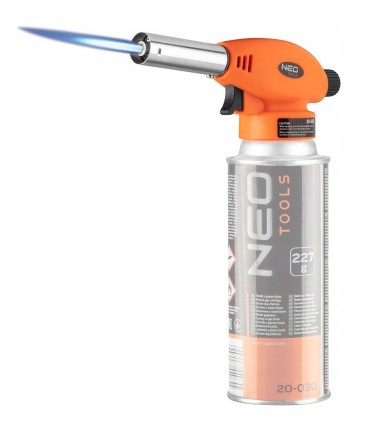 PALNIK GAZOWY NAKRĘCANY ZAPŁON PIEZO NEO NA NABOJE 227G 1300 STOPNI C